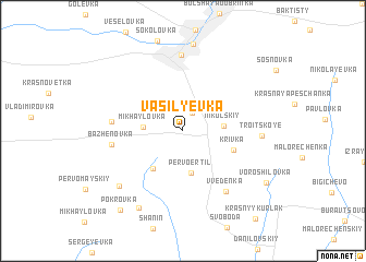 map of Vasil\