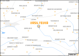 map of Vasil\