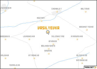 map of Vasil\