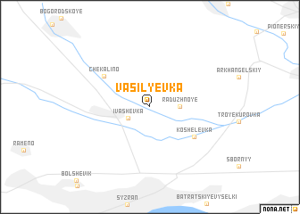 map of Vasil\