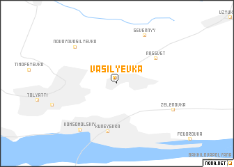 map of Vasil\