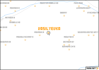 map of Vasil\