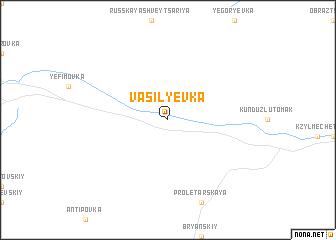 map of Vasil\