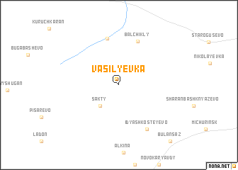 map of Vasil\
