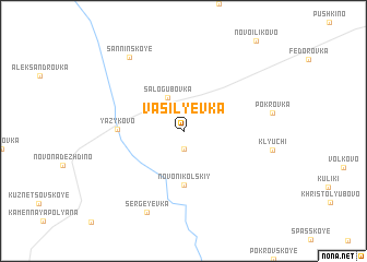 map of Vasil\