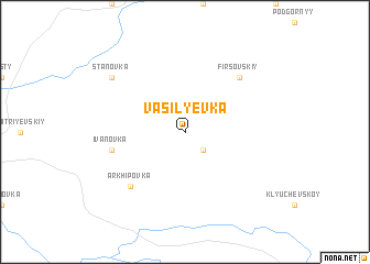 map of Vasil\