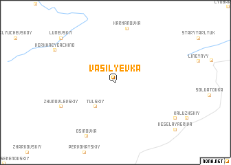 map of Vasil\