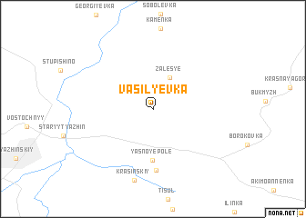 map of (( Vasil\