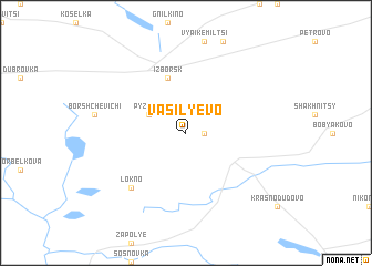 map of Vasil\
