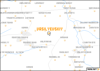 map of Vasilʼyevskiy