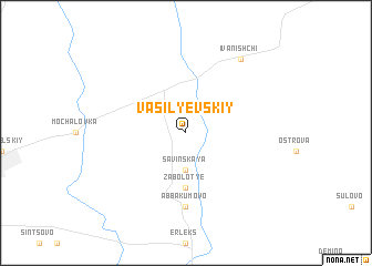 map of Vasil\