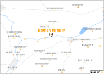 map of Vasil\