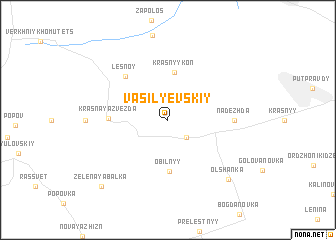 map of Vasil\