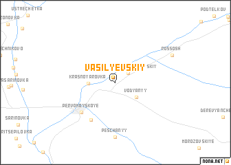 map of Vasil\