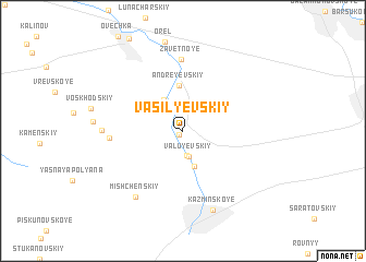 map of Vasil\