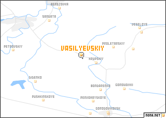map of Vasil\
