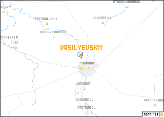 map of Vasil\