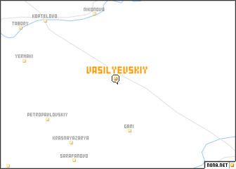 map of Vasil\