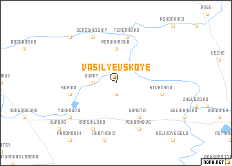 map of Vasil\