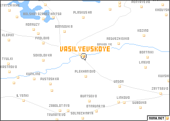 map of Vasil\