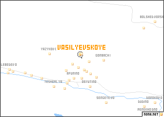 map of Vasil\