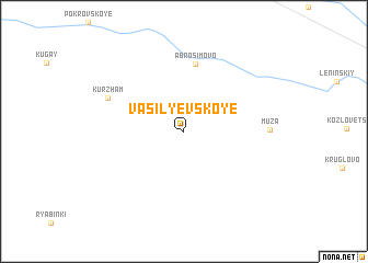 map of Vasil\