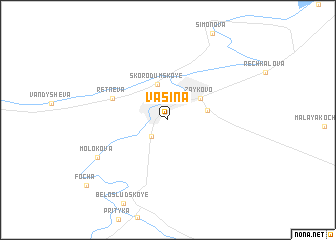 map of Vasina