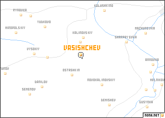 map of Vasishchev