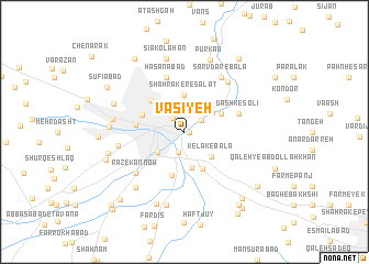 map of Vasīyeh