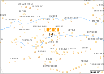 map of Vaskeh