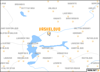 map of Vaskelovo