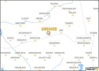 map of Vas\