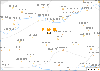 map of Vas\