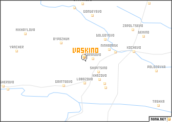 map of Vas\