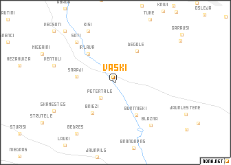 map of Vaski