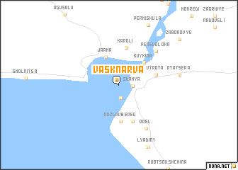 map of Vasknarva