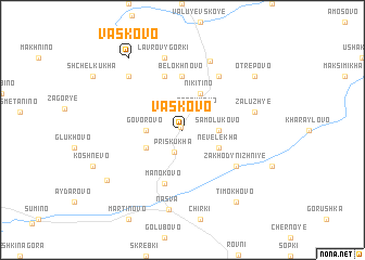 map of Vas\