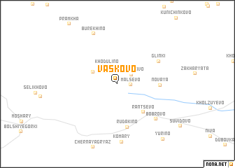 map of Vas\