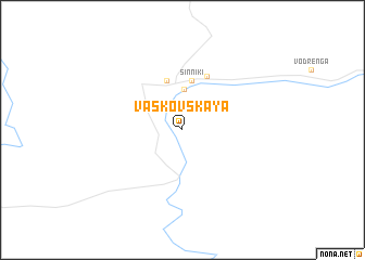 map of Vas\