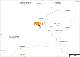 map of Vaskyr