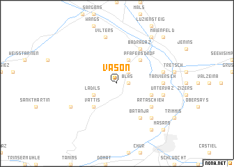 map of Vasön