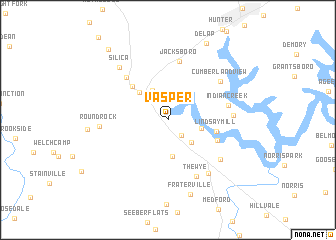 map of Vasper