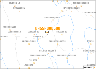 map of Vassadougou