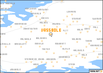 map of Vassböle