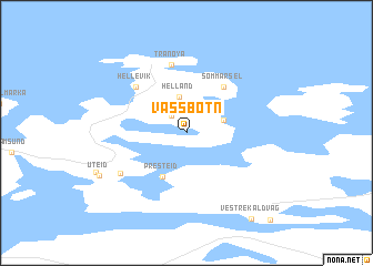 map of Vassbotn