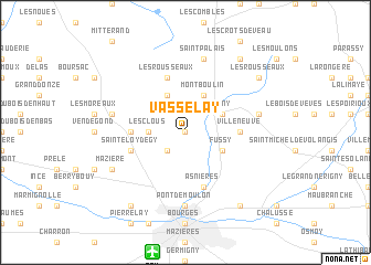 map of Vasselay
