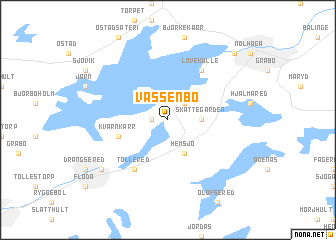 map of Vässenbo