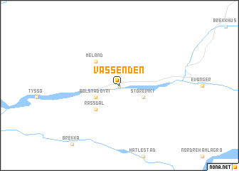 map of Vassenden