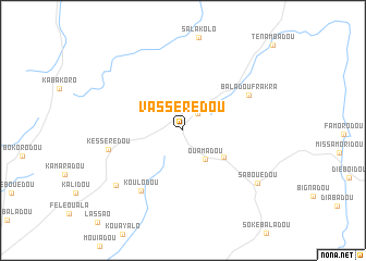 map of Vasserédou
