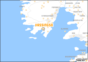 map of Vässingsö